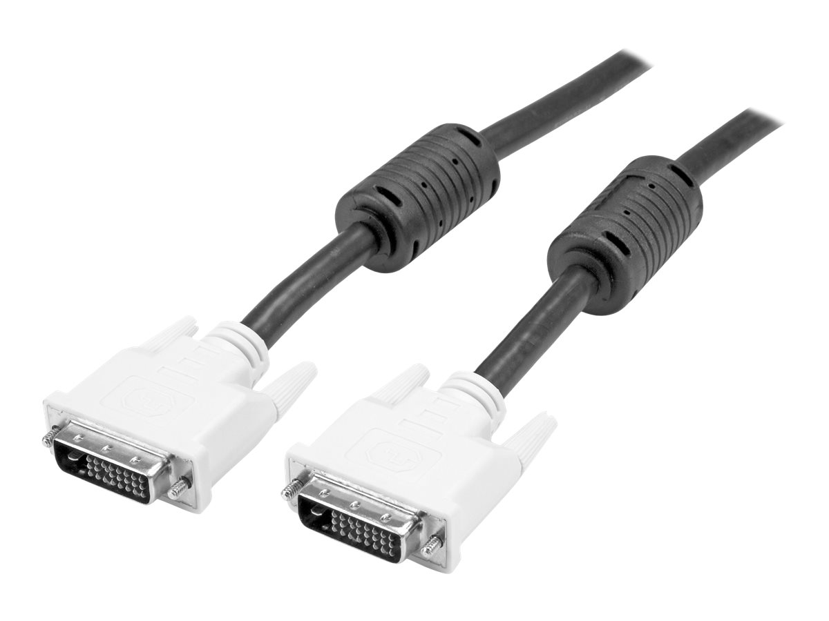 StarTech.com DVI-D Dual Link Kabel 10m (SteckerStecker) - DVI 24+1 Pin Monitorkabel Dual Link - DVI Anschlusskabel mit Ferritkernen - DVI-Kabel - Dual Link - DVI-D (M)