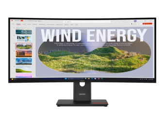 Lenovo ThinkVision T34WD-40 - LED-Monitor - gebogen - 86.4 cm (34")