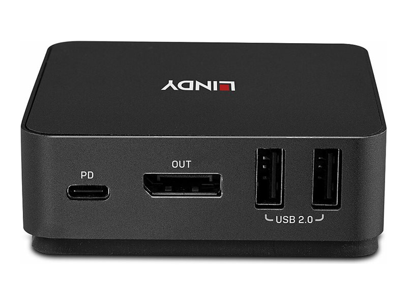 Lindy KVM-Audio-Switch - Typ C, DisplayPort