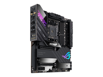 ASUS ROG CROSSHAIR VIII EXTREME - Motherboard - E-ATX - Socket AM4 - AMD X570 Chipsatz - USB-C Gen2 USB-C Gen 2x2 USB 3.2 Gen 1 USB 3.2 Gen 2 - 10 Gigabit LAN 2.5 Gigabit LAN Wi-Fi 6 Bluetooth - Onboard-Grafik (CPU erforderlich)