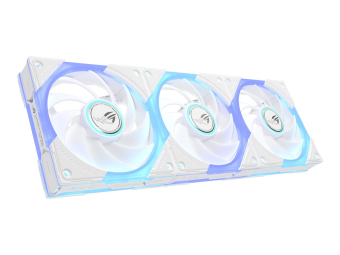 ASUS ROG Eurux GR120 ARGB Fan White Edition, 120mm, Triple-Pack -• 3x 120x120mm Lüfter
