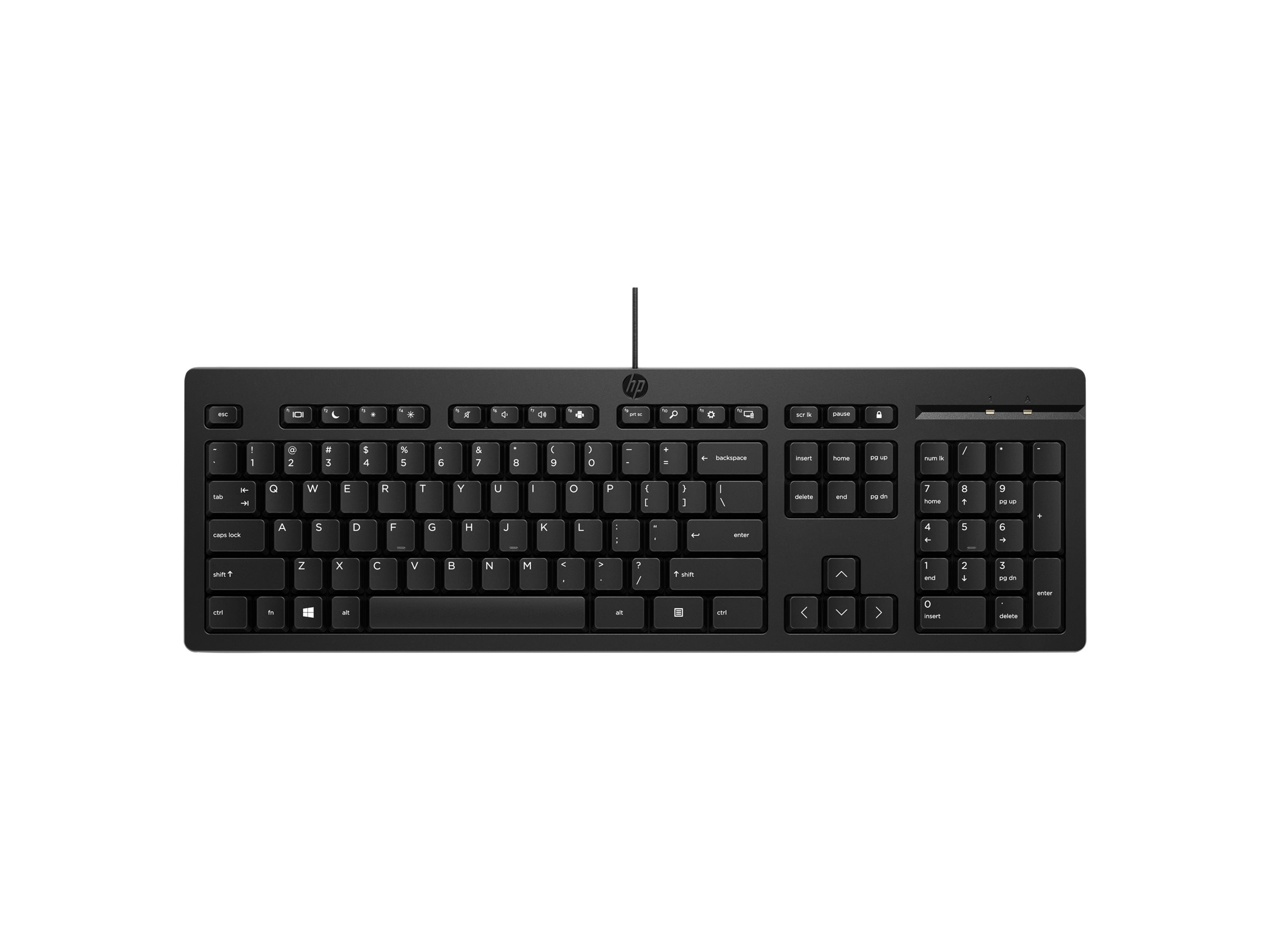 HP 125 G2 - Tastatur - 3-Zonen-Layout, standard Tastendruck