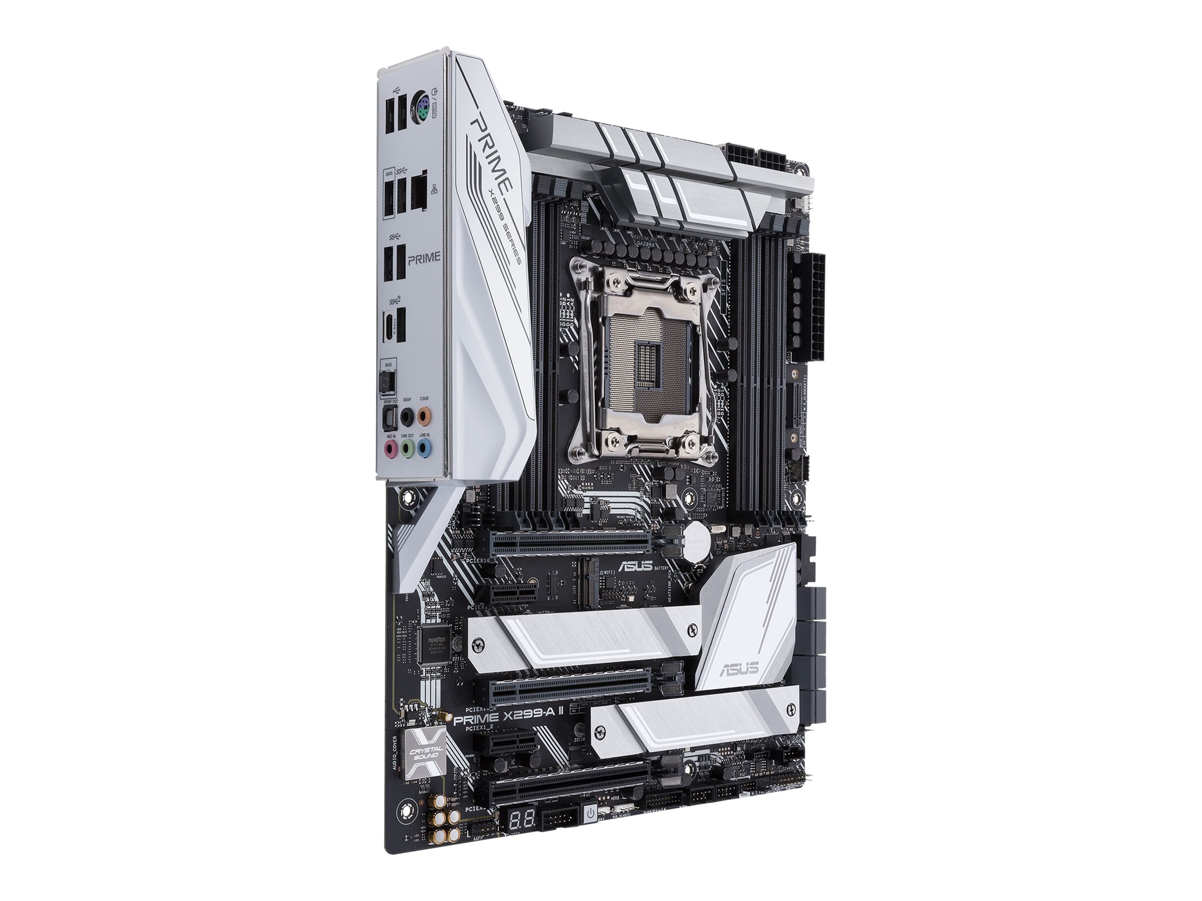 ASUS PRIME X299-A II - Motherboard - ATX - LGA2066 Socket - X299 Chipsatz - USB-C Gen2, USB 3.2 Gen 1, USB 3.2 Gen 2 - Gigabit LAN - HD Audio (8-Kanal)