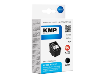 KMP H24 - 18 ml - Größe XXL - Schwarz - kompatibel - Tintenpatrone (Alternative zu HP 338, HP C8765EE)