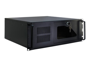 Inter-Tech VALUE - Griff für Rackmontagegehäuse - 120 mm - Schwarz - 4U - 48.3 cm (19)