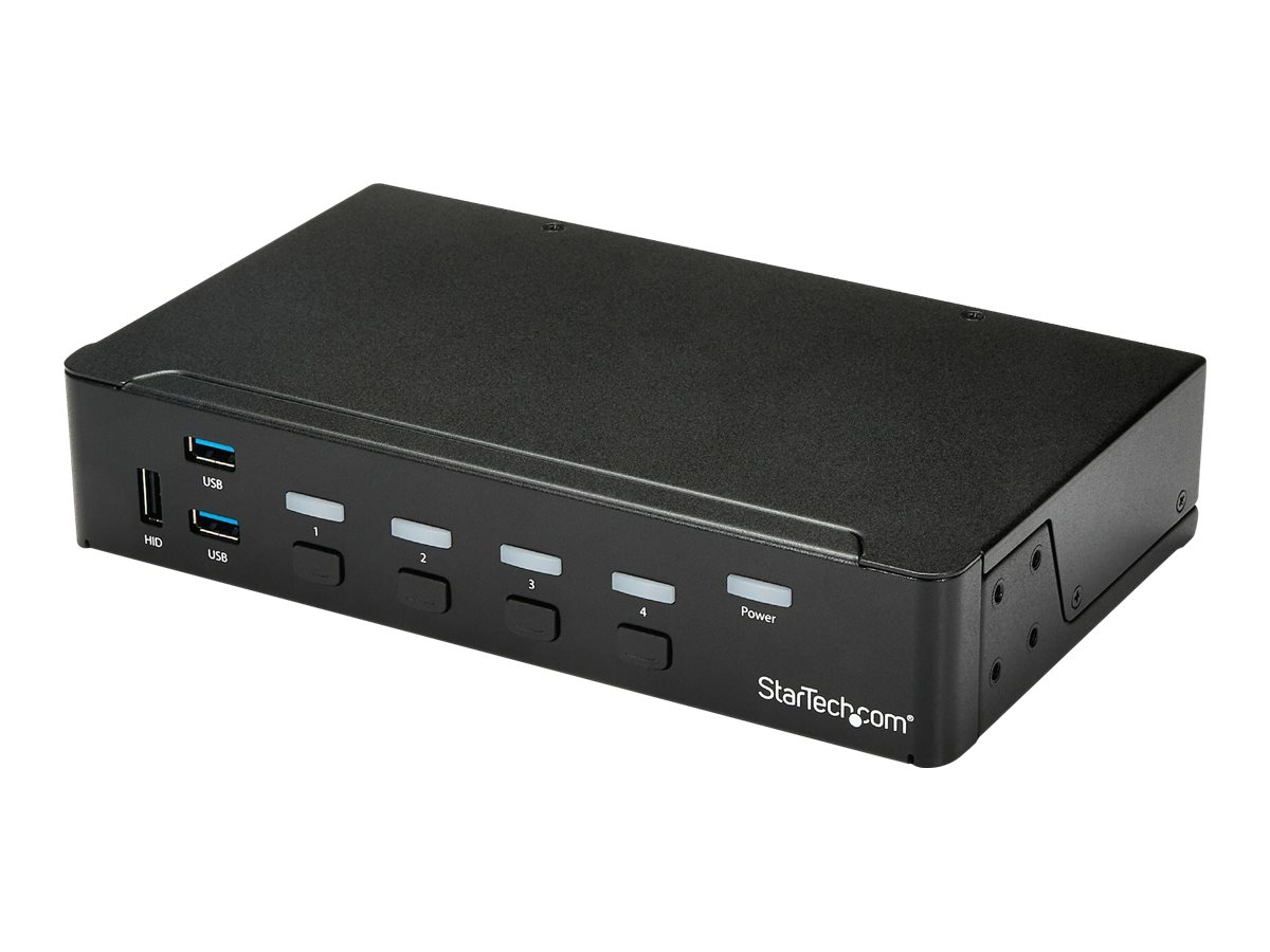 StarTech.com 4 Port HDMI KVM Switch - HDMI KVM Umschalter mit USB 3.0 Hub