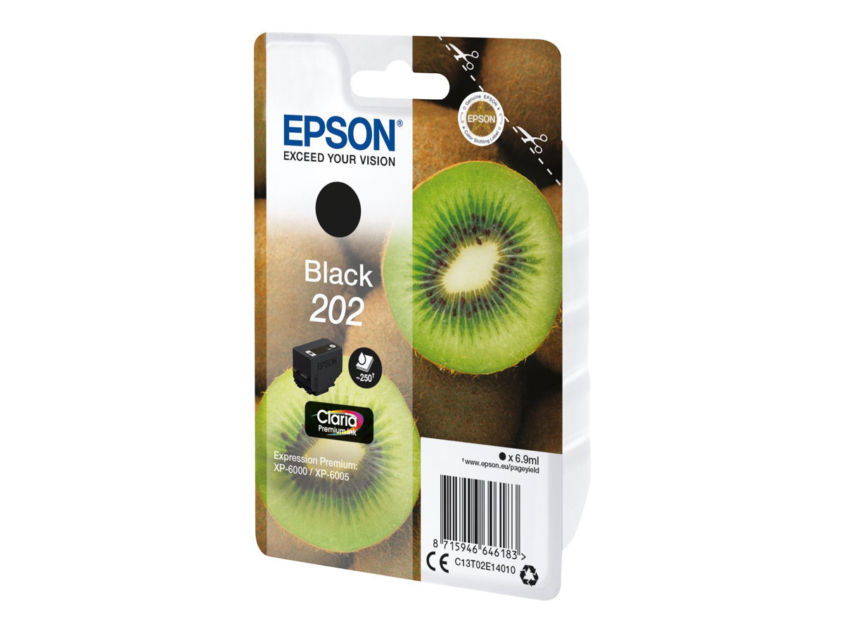 Epson 202 - 6.9 ml - Schwarz - original - Blisterverpackung