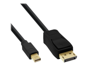 InLine Mini DisplayPort zu DisplayPort Kabel - schwarz - 2m