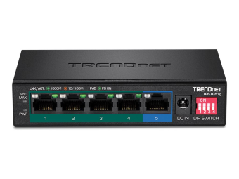 TRENDnet TPE-TG51g - Switch - unmanaged - 4 x 101001000 (PoE+)