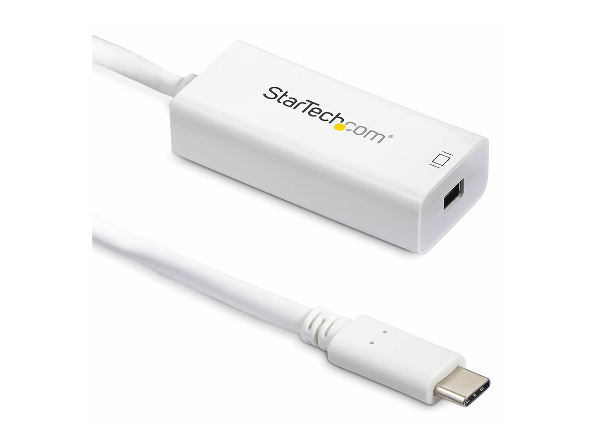 StarTech.com StarTech USB-C to Mini DisplayPort Adapter - 4K 60Hz - White - USB 3.1 Type-C to Mini DP Adapter (CDP2MDP)