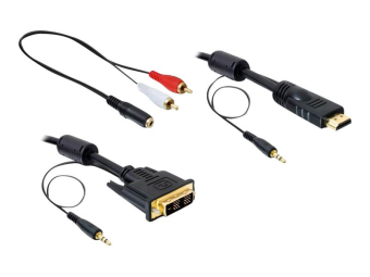Delock Video-Audio-Kabelkit