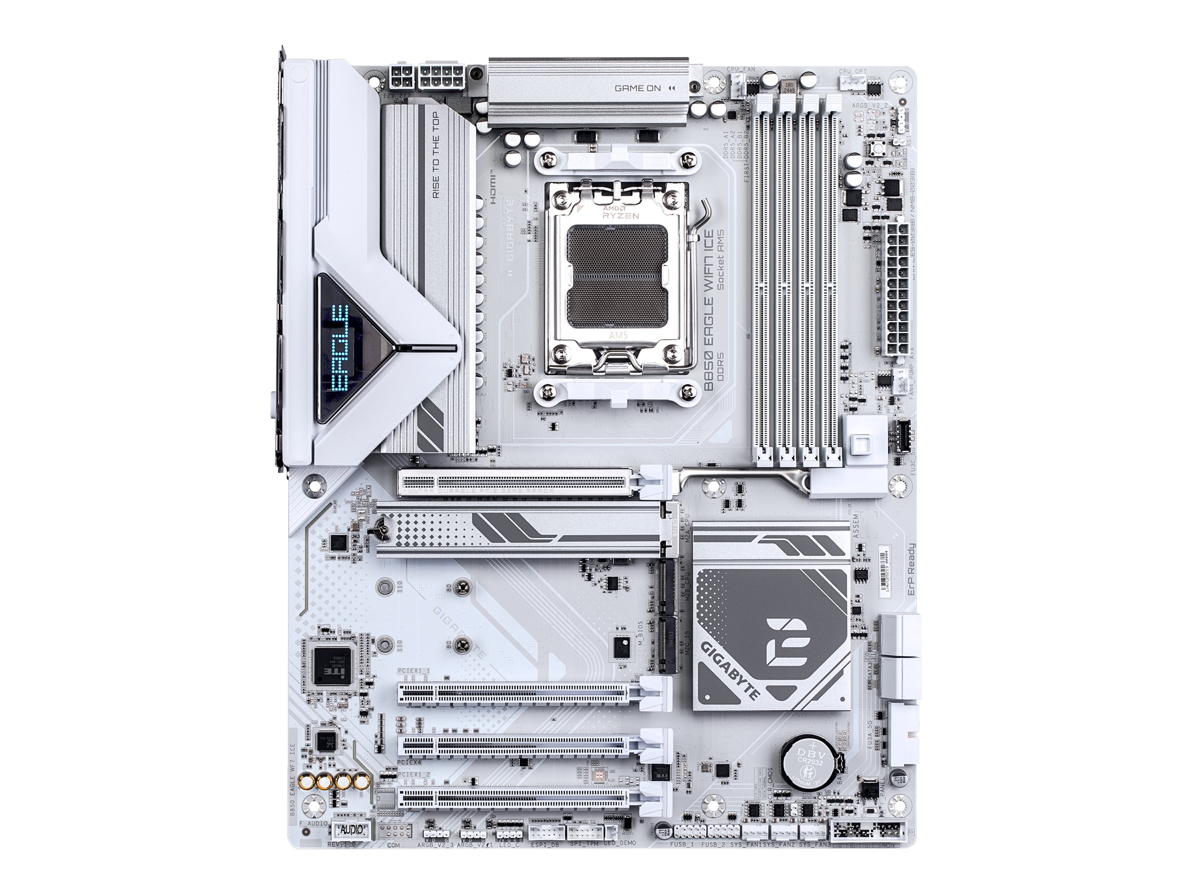 Gigabyte B850 EAGLE WIFI7 ICE - Motherboard - ATX - Socket AM5 - AMD B850 Chipsatz - USB-C 3.2 Gen 1, USB 3.2 Gen 1, USB 3.2 Gen 2 - Bluetooth, 2.5 Gigabit LAN, Wi-Fi 7 - Onboard-Grafik (CPU erforderlich)