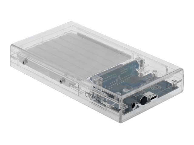 Delock External Dual Enclosure for 2 x 2.5 SATA HDD  SSD with USB Type-C - Speichergehäuse - 2.5 (6.4 cm)