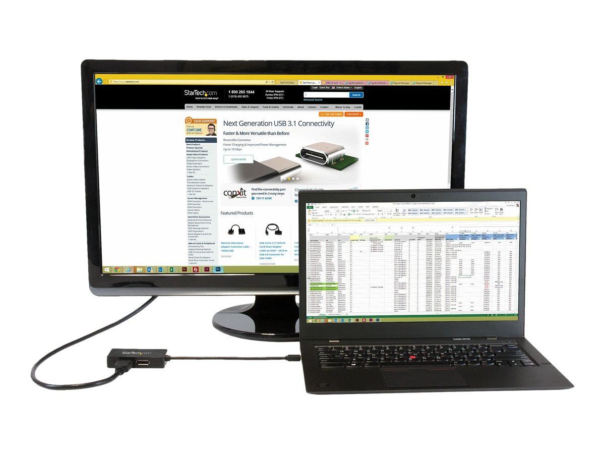 StarTech.com Mini DisplayPort auf DisplayPort DVI HDMI Adapter mit bis zu 2560x1600  mini DP Stecker DVI-D Buchse auf HDMI Buchse