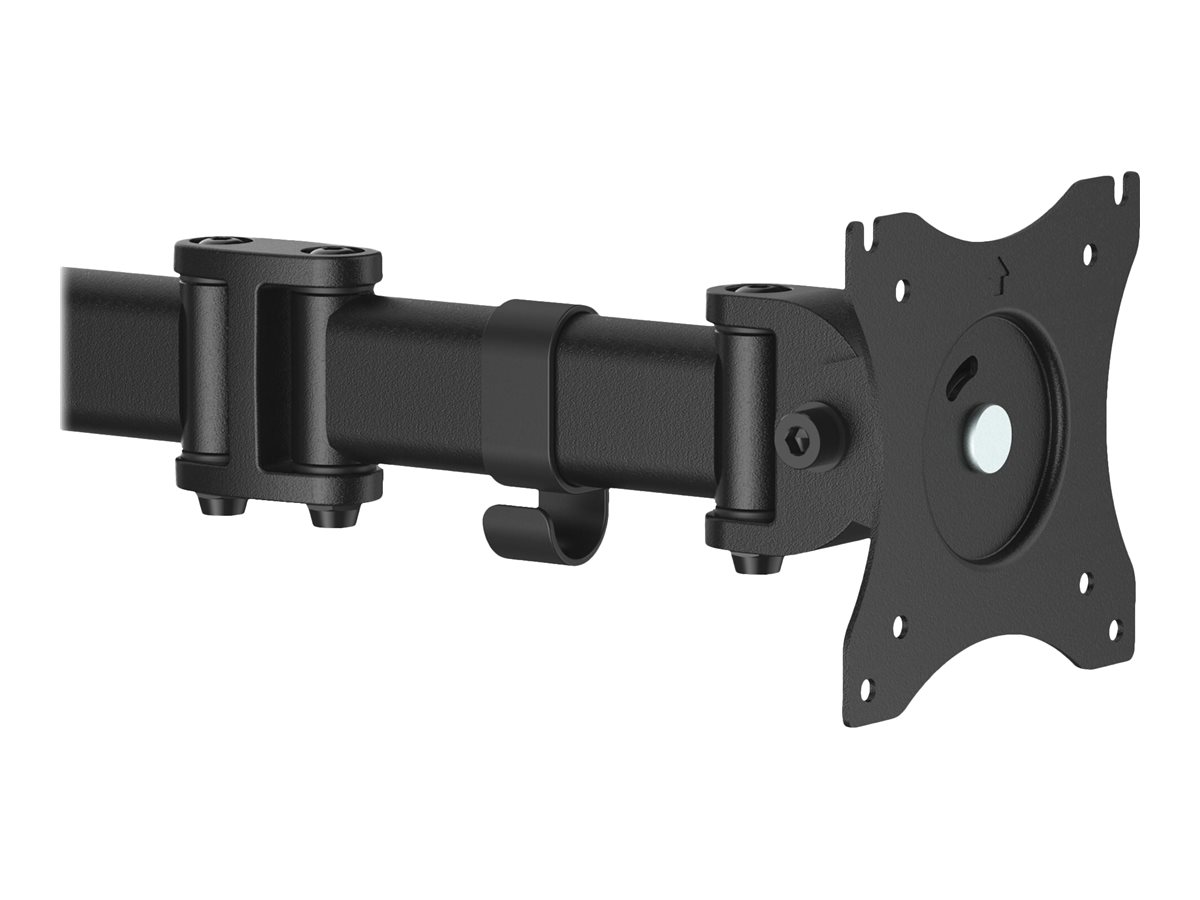 StarTech.com Monitorhalterung für VESA kompatible Bildschirme bis zu 34" und 8 kg  - Gelenkige Halterung für einzelnen Monitor - höhenverstellbar mit TischklemmeDurchführung - Schwarz (ARMPIVOTB)