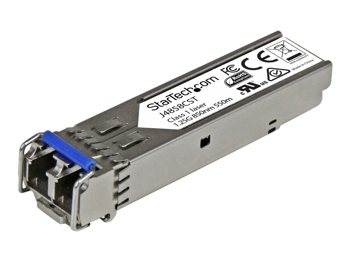 StarTech.com Gigabit LWL SFP Transceiver Modul - HP J4858C kompatibel - MM LC mit DDM - 550m - 1000Base-SX - SFP (Mini-GBIC)-