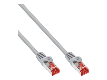 InLine Patchkabel - SFTP (PiMf) - Cat.6 - halogenfrei - Kupfer - grau - 05m