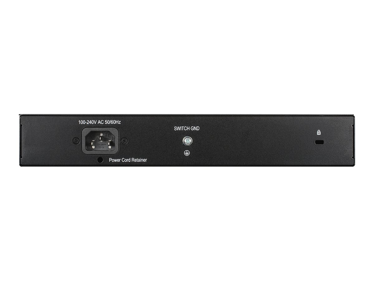 D-Link DGS 1008MP - Switch - unmanaged - an Rack montierbar - PoE (140 W)