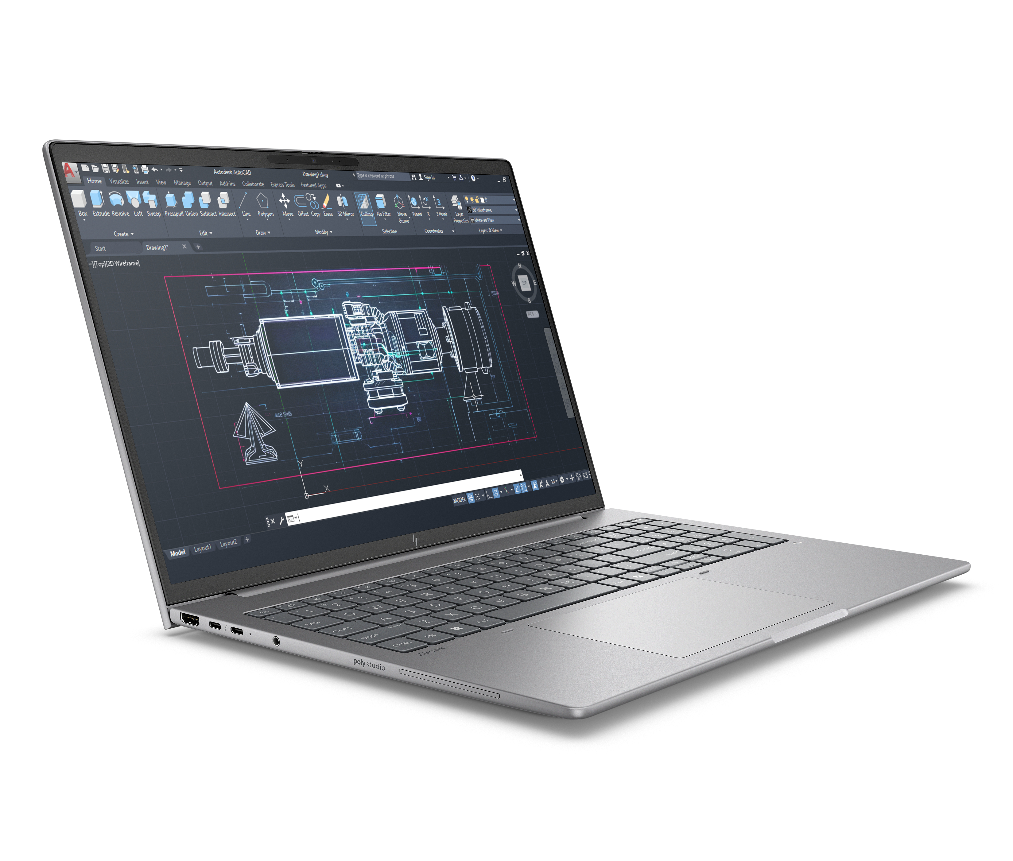 HP ZBook 8 G1i Mobile Workstation - Intel Core Ultra 7 255H  2 GHz - Win 11 Pro - RTX 500 Ada - 32 GB RAM - 1 TB SSD NVMe, TLC - 40.6 cm (16")