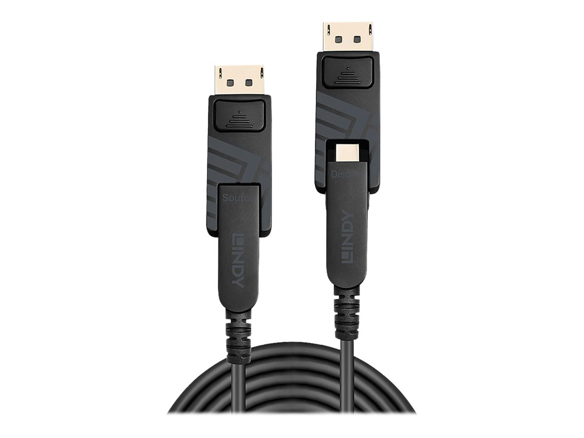 Lindy DisplayPort-Kabelset - DisplayPort 1.4 - 70 m - rund, 8K UHD (7680 x 4320)