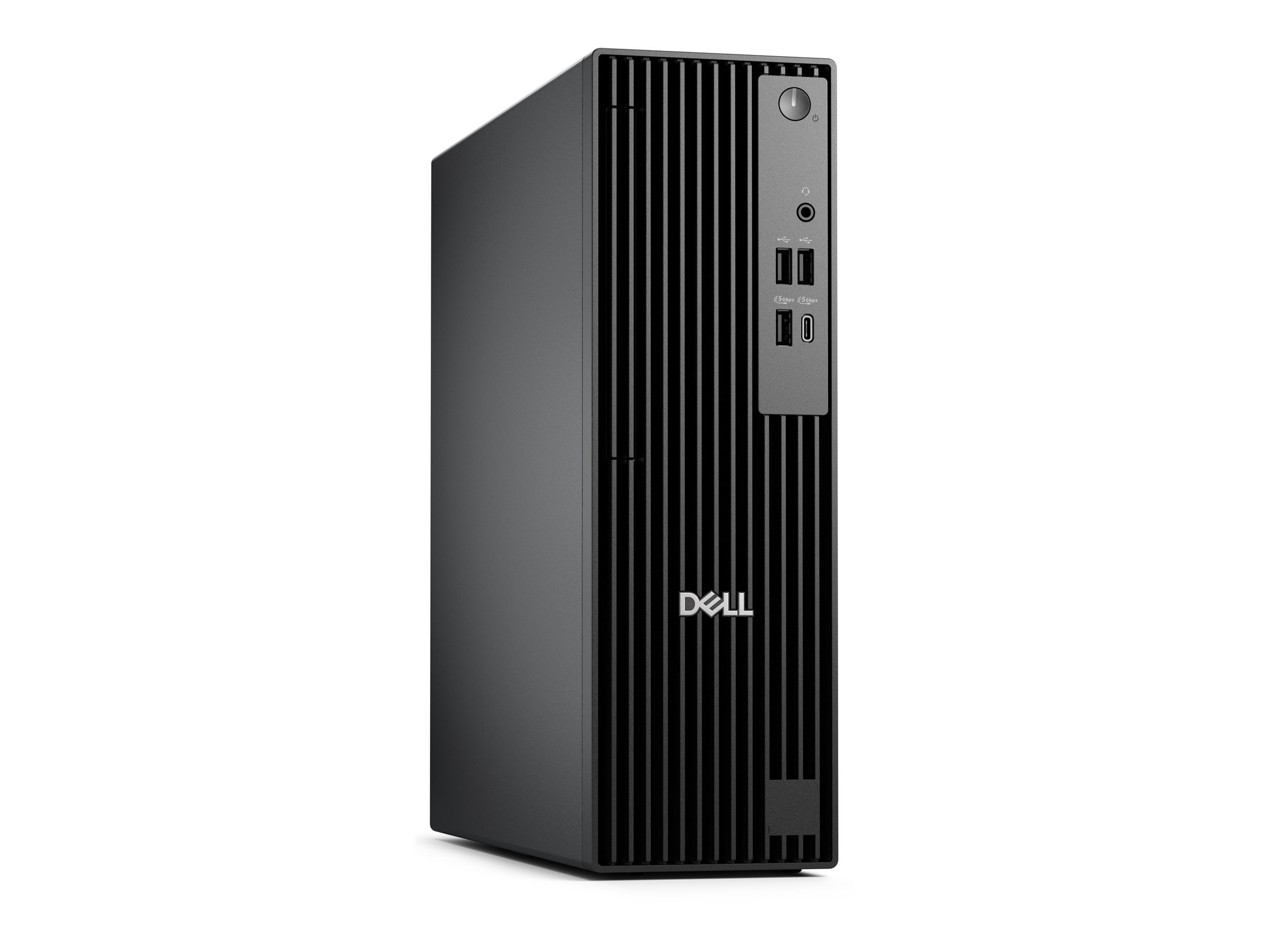 Dell Pro Slim QCS1250 - Schlanker Desktop - Core Ultra 7 265  2.4 GHz - RAM 16 GB - SSD 512 GB - NVMe, TLC - Intel Graphics - 1GbE - Win 11 Pro - Monitor keiner - Schwarz - BTS - mit 1 Jahr Basis Vor-Ort (AT, DE - 2 Jahre)
