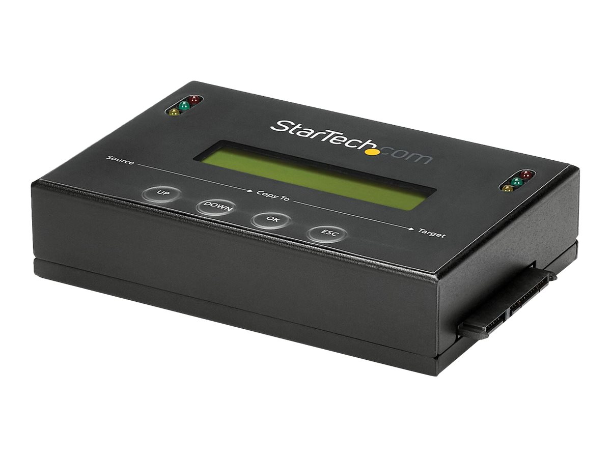 StarTech.com 2,5  3,5 SATA  SSD Festplatten Duplikator  Eraser - Festplatten Kopierstation mit 14 GBs Duplizier-Geschwindigkeit - Festplattenduplikator - 2 Schächte (SATA-600)