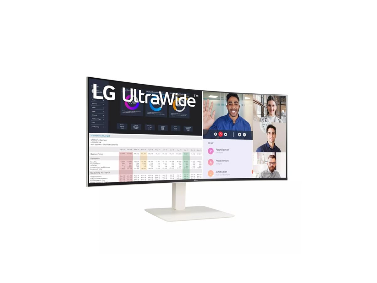 LG UltraWide 38WR85QC-W - LED-Monitor - gebogen - 96.5 cm (38")