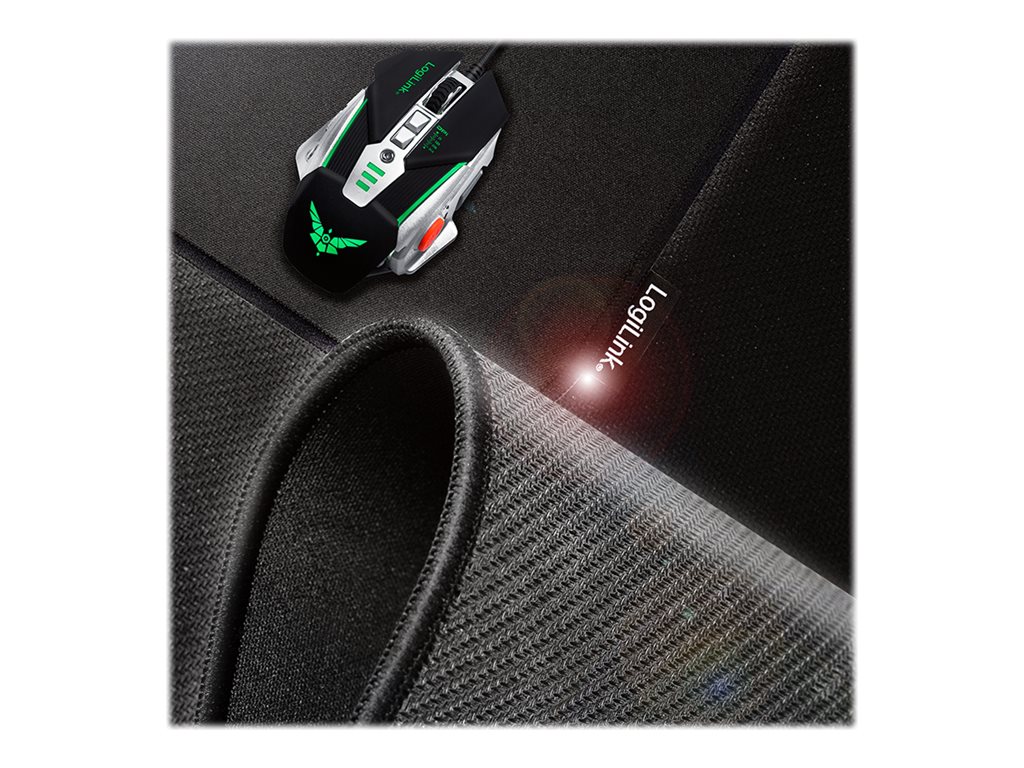 LogiLink L - Mauspad - Schwarz