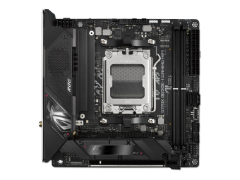 ASUS ROG Strix B650E-I Gaming WiFi - Motherboard - Mini-ITX - Socket AM5 - AMD B650 Chipsatz - USB-C 3.2 Gen 2x2, USB-C 3.2 Gen2, USB 3.2 Gen 2, USB 3.2 Gen 1 - 2.5 Gigabit LAN, Wi-Fi 6E - Onboard-Grafik (CPU erforderlich)