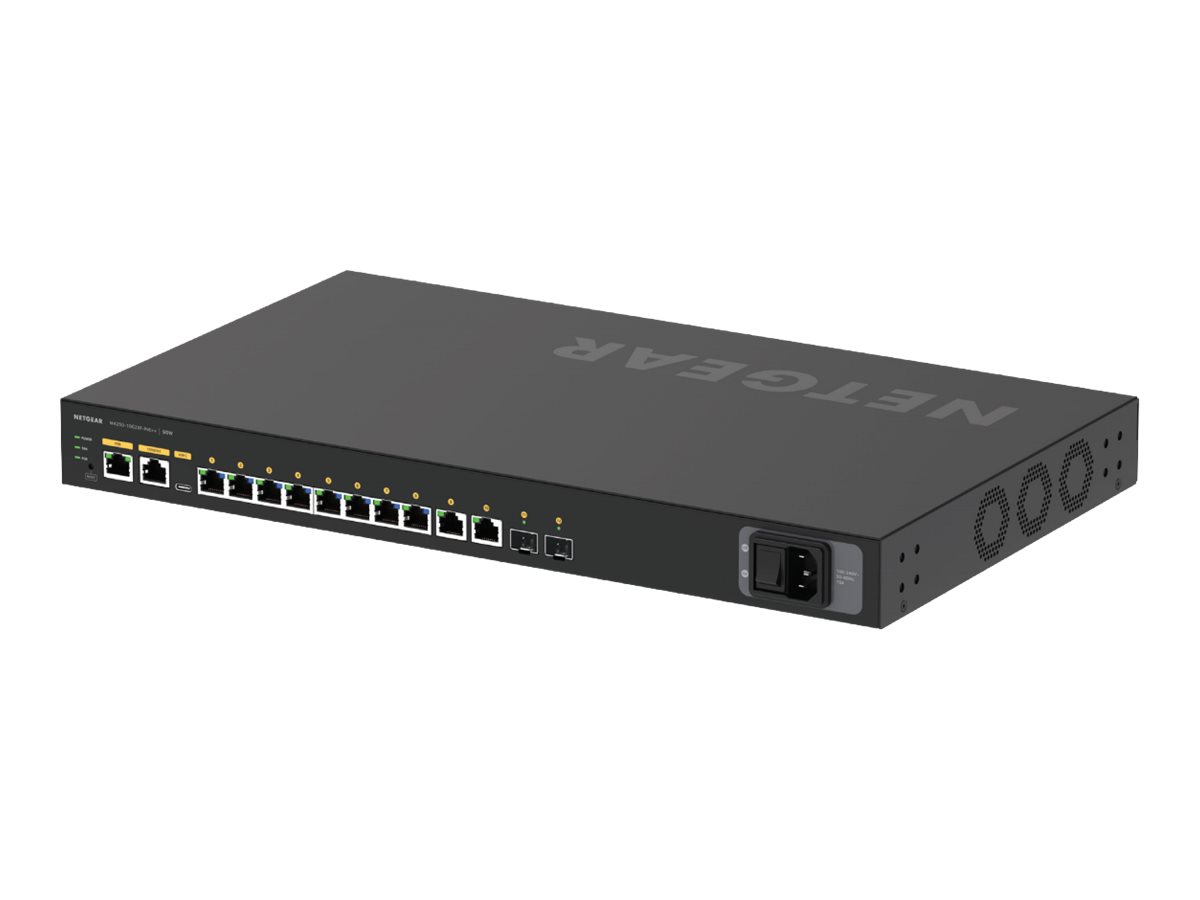 Netgear AV Line M4250-10G2XF-PoE++ - Switch - L3 - managed - 10 x 101001000 (8 PoE++)