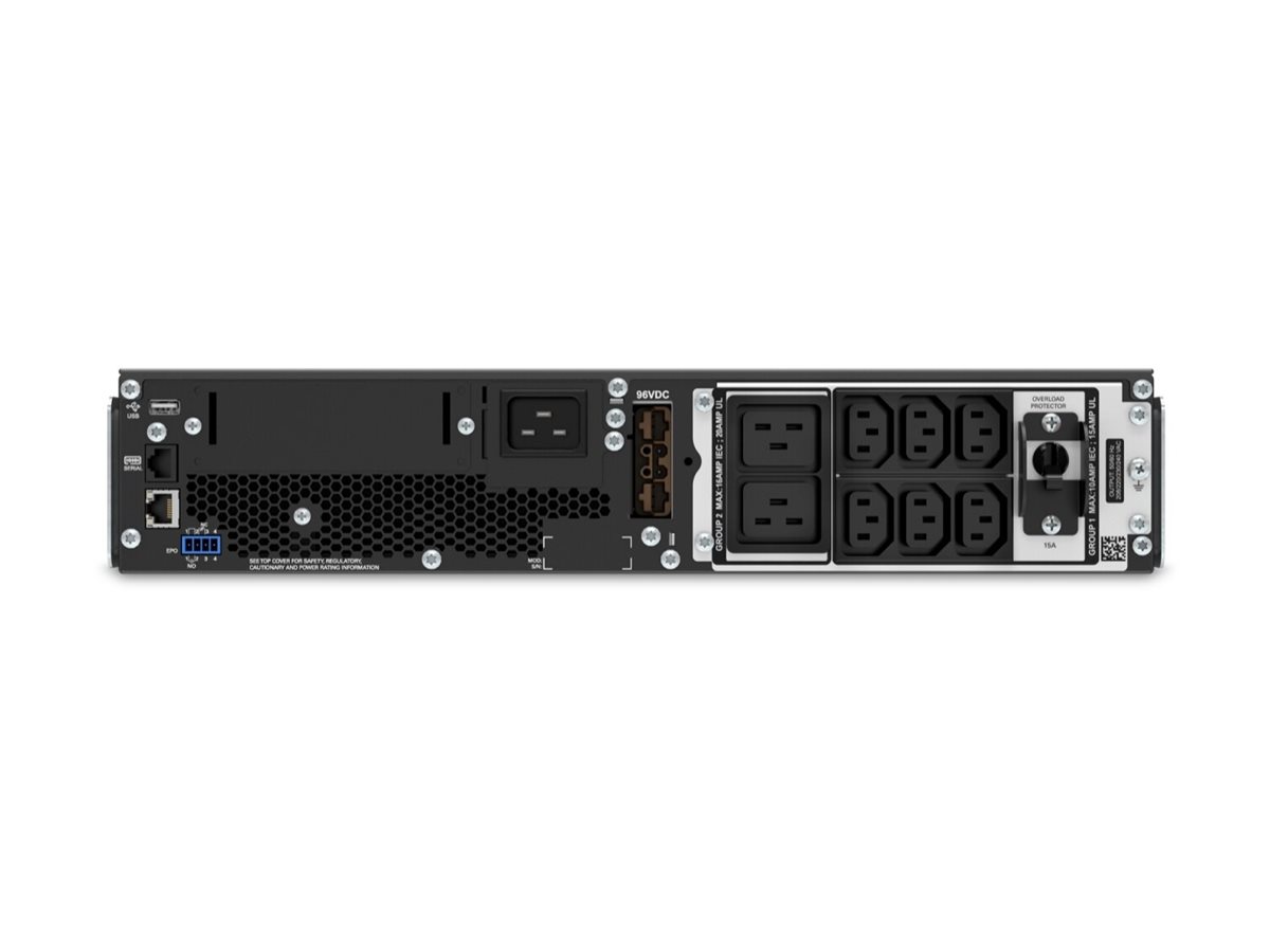 APC Smart-UPS SRT 3000VA RM - USV (Rack - einbaufähig) - Wechselstrom 208230 V - 2700 Watt - 3000 VA - USB - Ausgangsanschlüsse 10 - 2U - 48.3 cm (19")