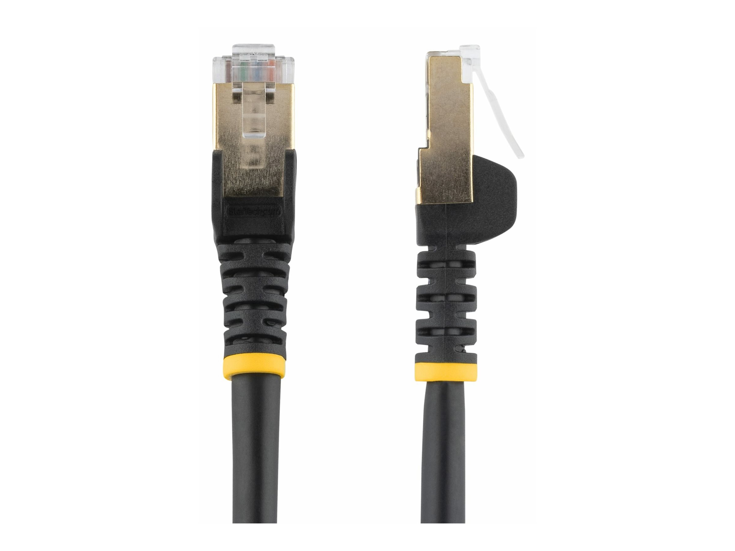 StarTech.com Startech 3m CAT6A Ethernet Cable, 10 Gigabit Shielded Snagless RJ45 100W PoE Patch Cord, CAT 6A 10GbE STP Network Cable wStrain Relief, Black, UL Certified WiringTIA - Category 6A - 26AWG (6ASPAT3MBK)
