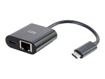 C2G USB C to Ethernet Adapter With Power Delivery