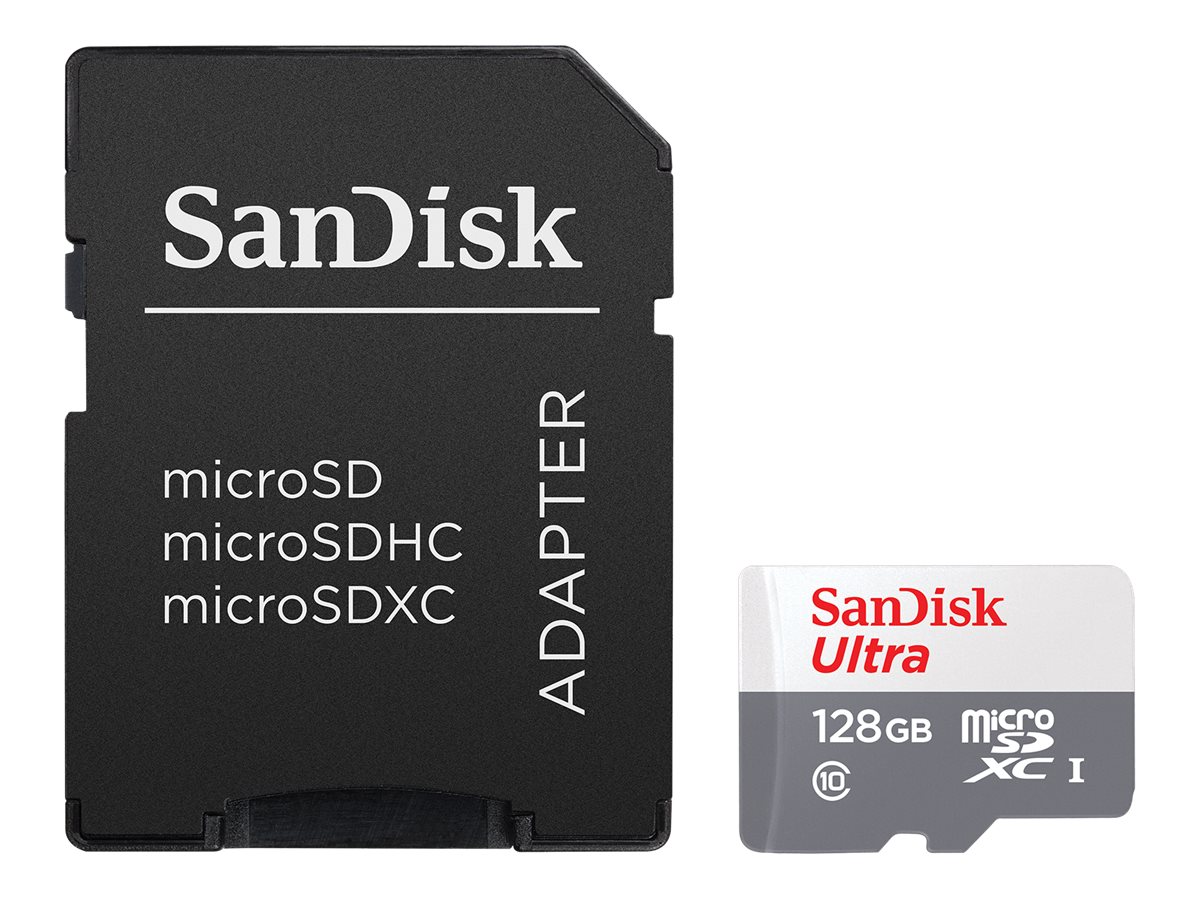SanDisk Ultra - Flash-Speicherkarte (microSDXC-an-SD-Adapter