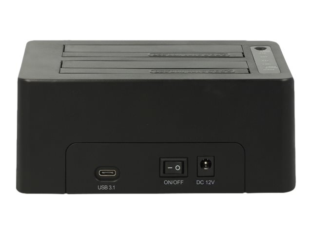 Delock HDD-Dockingstation Schächte 2 - SATA 6Gbs - USB 3.1 (Gen 2)