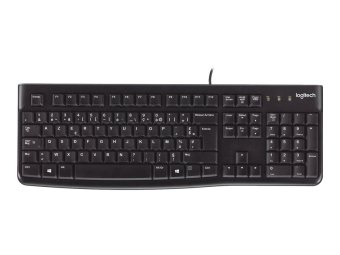 Logitech K120 - Tastatur - USB - Schweiz