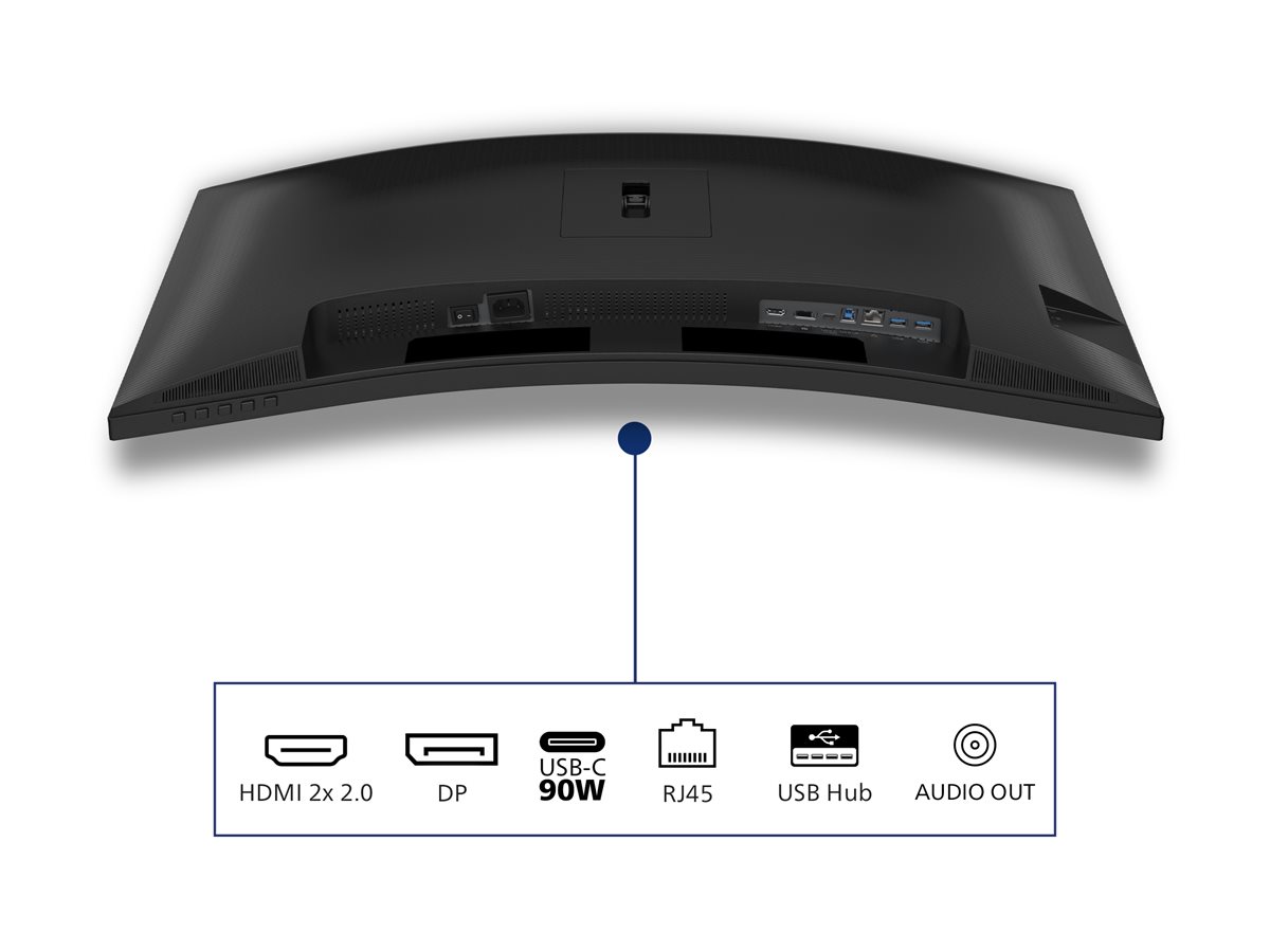 Philips 34B2U3600C - 3000 Series - LED-Monitor - gebogen - 86 cm (34")