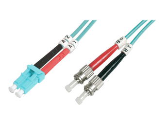 DIGITUS LWL Multimode OM 3 Patchkabel, LC  SC