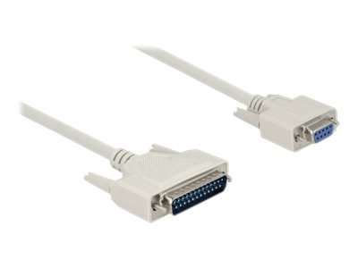 Delock Kabel seriell - DB-25 (M) zu DB-9 (W)