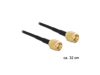 Delock Adapter RP-SMA Plug > RP-SMA Plug - Antennenkabel - RP-SMA (M)