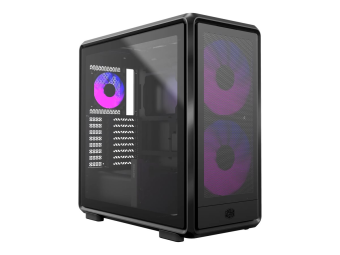 Cooler Master MasterFrame 600 Mesh - Mid tower - SSI CEB - Seitenteil mit Fenster (gehärtetes Glas)