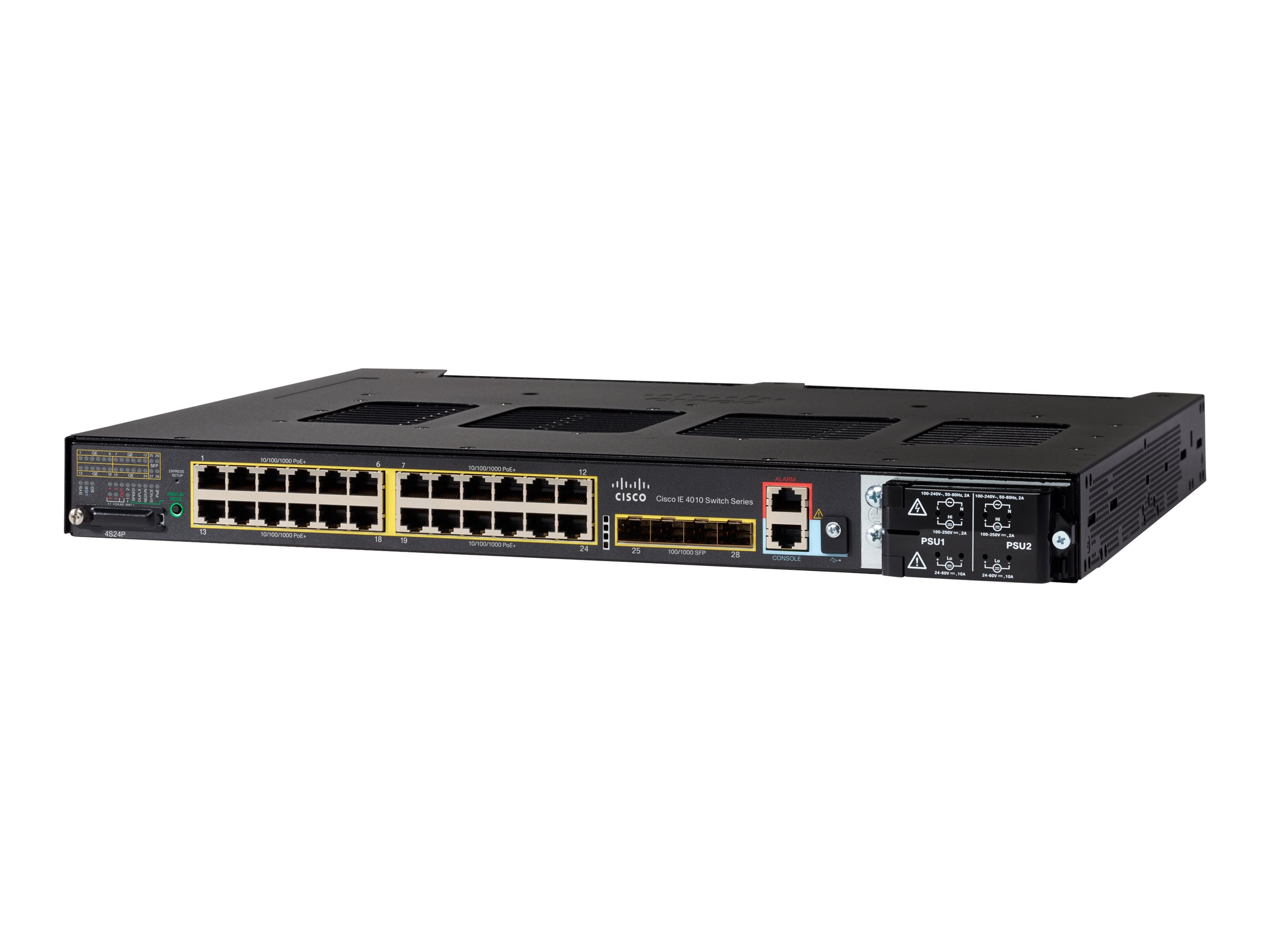 Cisco Industrial Ethernet 4010 Series - Switch - managed - 24 x 101001000 (PoE+)