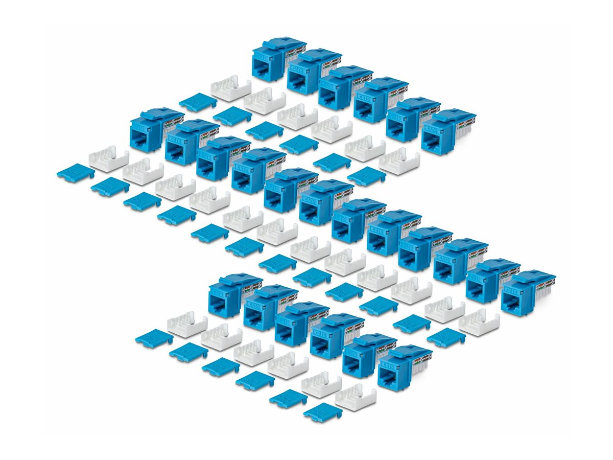 StarTech.com Cat6 Keystone Jack 24-Pack 90-Deg 110 - Netzwerk - CAT 6