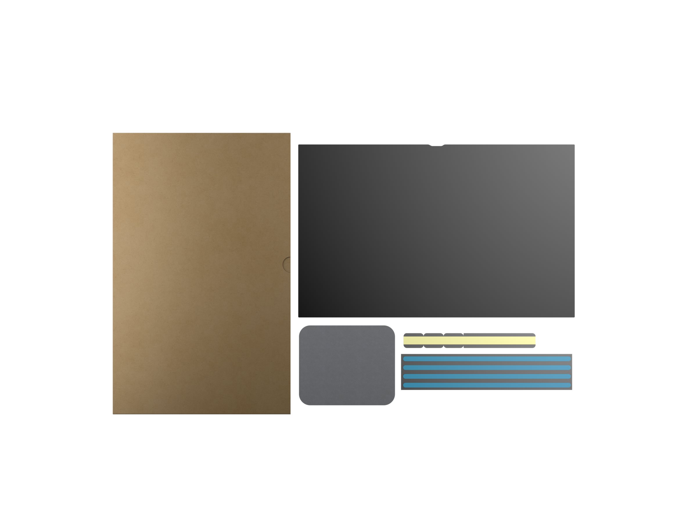 HP  Blickschutzfilter für Notebook - abnehmbar - klebend - 40.6 cm (16")