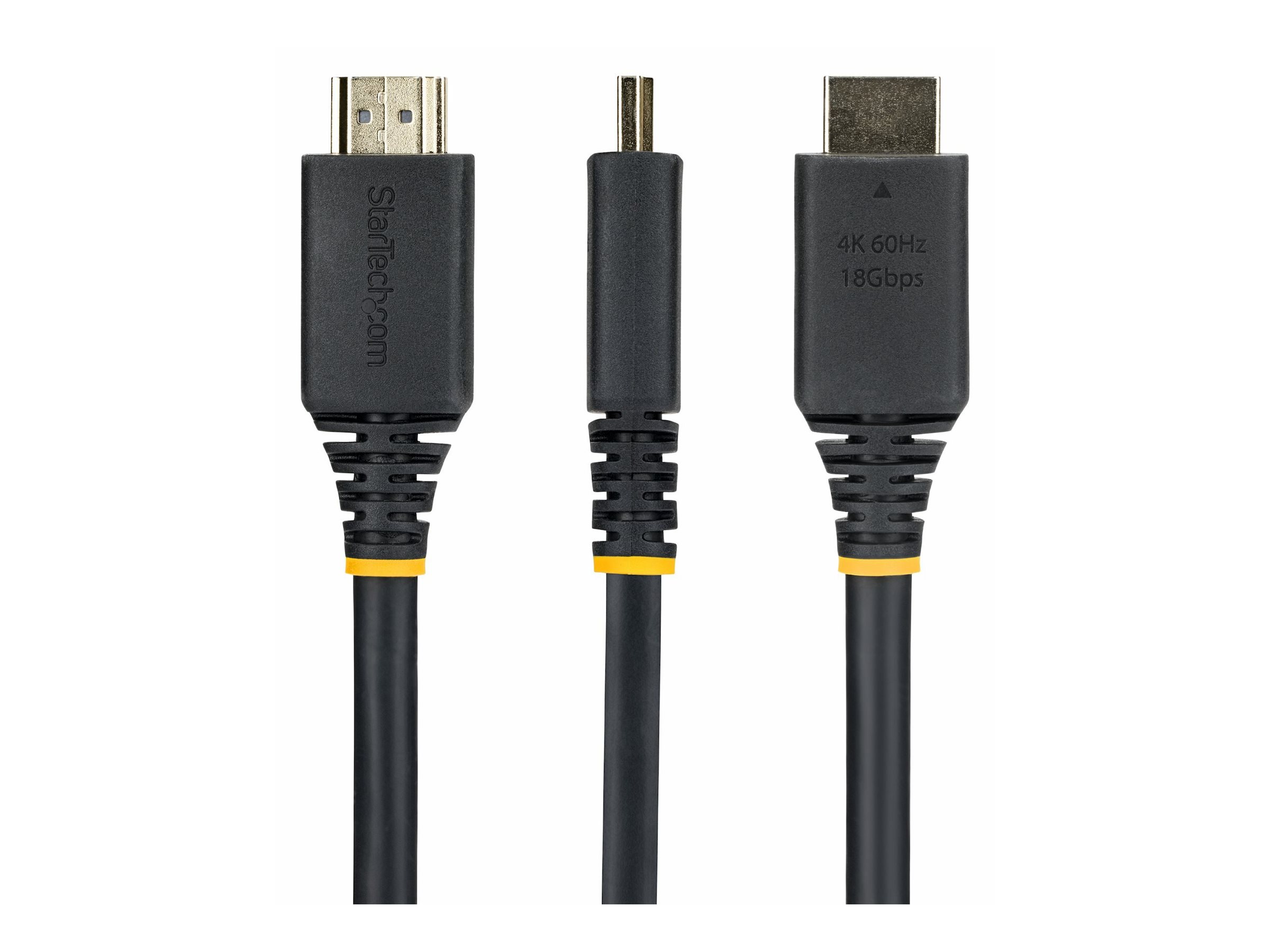 StarTech.com Startech - High Speed - HDMI-Verlängerungskabel mit Ethernet - HDMI männlich zu HDMI weiblich - 1.8 m - Schwarz - Panelmontage, 1440p (UWQHD)