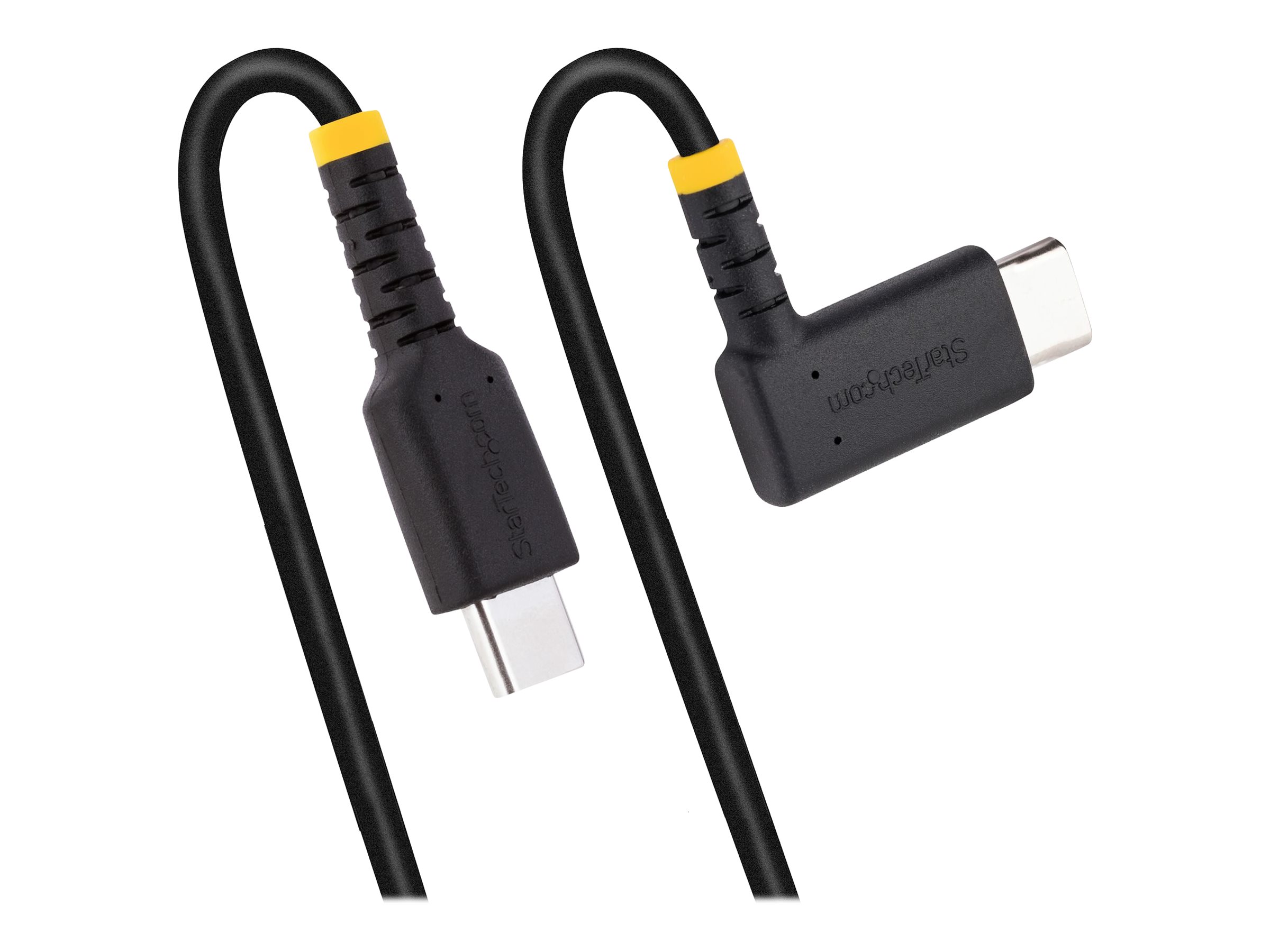 StarTech.com 2 m USB-C Ladekabel Mit Winkelstecker und 60W PD - Robust - USB-Kabel - USB-C (M)