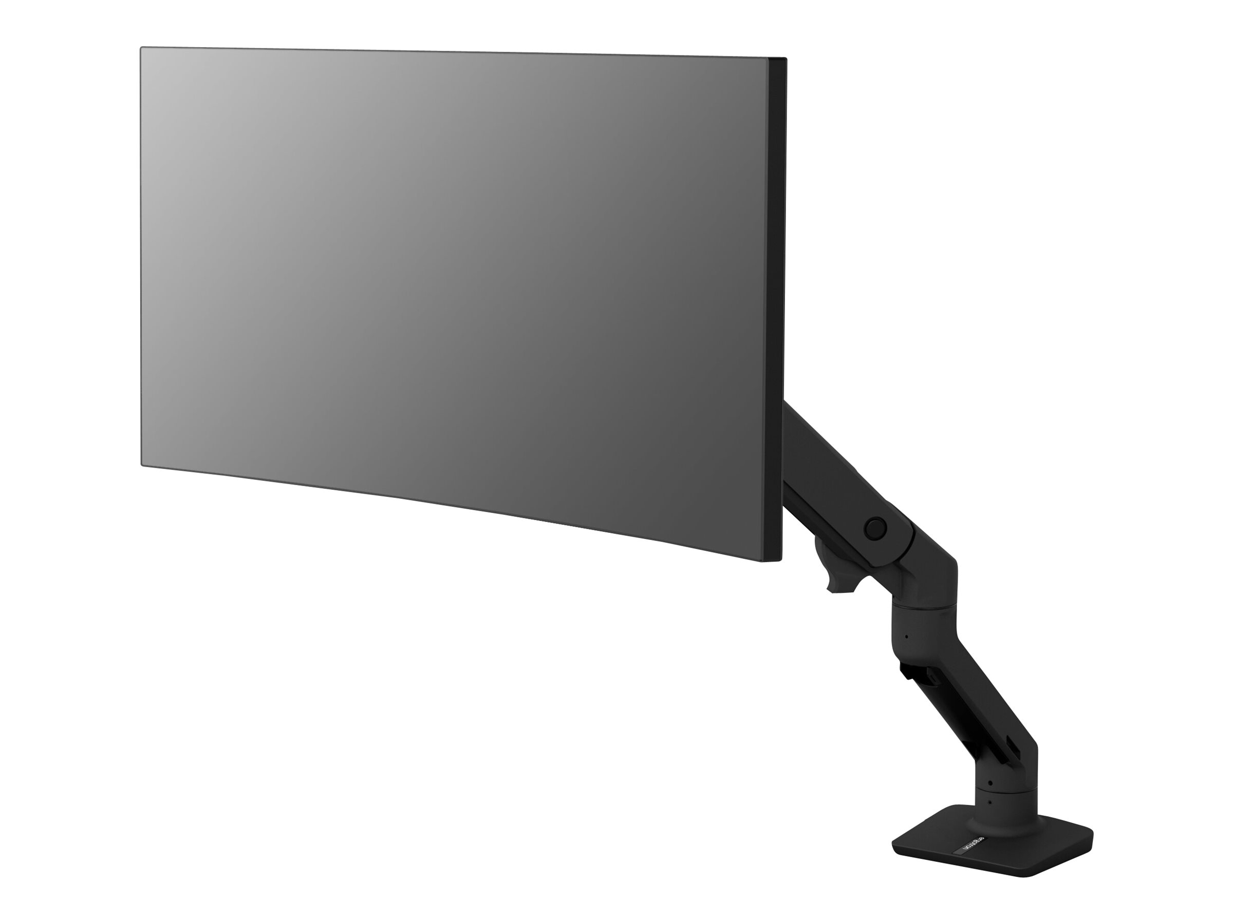 Ergotron HX - Befestigungskit (Gelenkarm, Spannbefestigung für Tisch, Verlängerungsarm, Tischplattenbohrung, Pivot) - Konstante Krafttechnologie - für LCD-Display  Curved LCD-Display - mattschwarz - Bildschirmgröße 124.5 cm (up to 49")