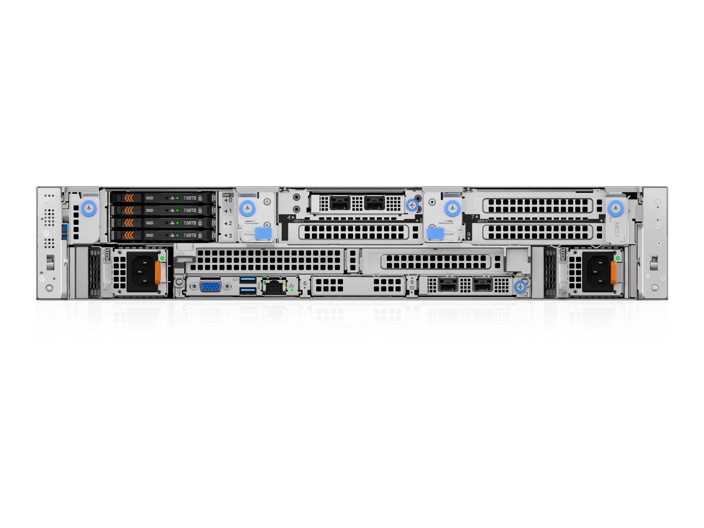 Dell PowerEdge R570 - Server - Rack-Montage - 2U - 1-Weg - 1 x Xeon 6517P  3.2 GHz - RAM 32 GB - SAS - Hot-Swap 6.4 cm (2.5")