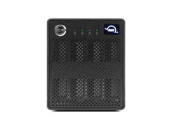 OWC ThunderBay 4 mini - HDD-Gehäuse - 2.5 - SATA - Serial ATA II - Serial ATA III - 40 Gbits - USB Anschluss - Schwarz