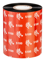 Zebra 5100 Resin - Schwarz - 83 mm x 450 m - Thermotransfer-Farbband (Packung mit 6)